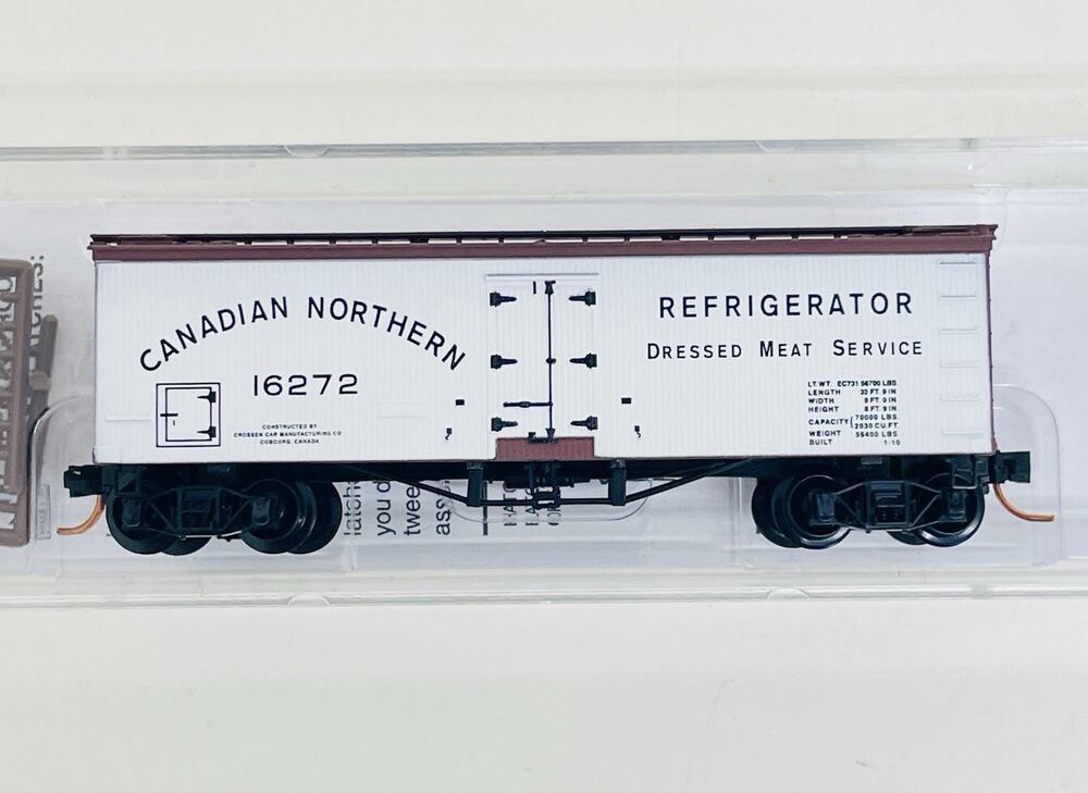 Micro Trains N Canadian Northern 36' Wood Ice Reefer #16272 058 00 080 New